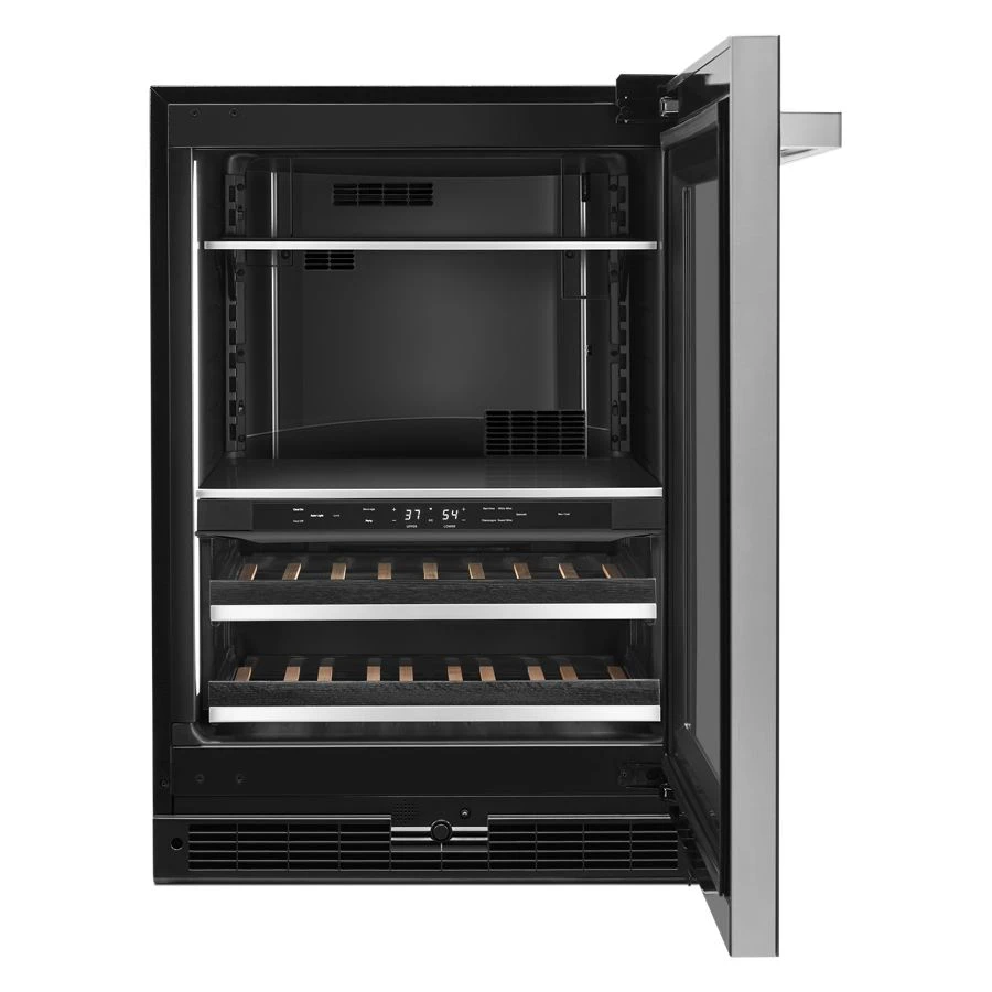 NOIR 24" Built-In Undercounter Beverage Center, Right Swing JUBFR242HM
