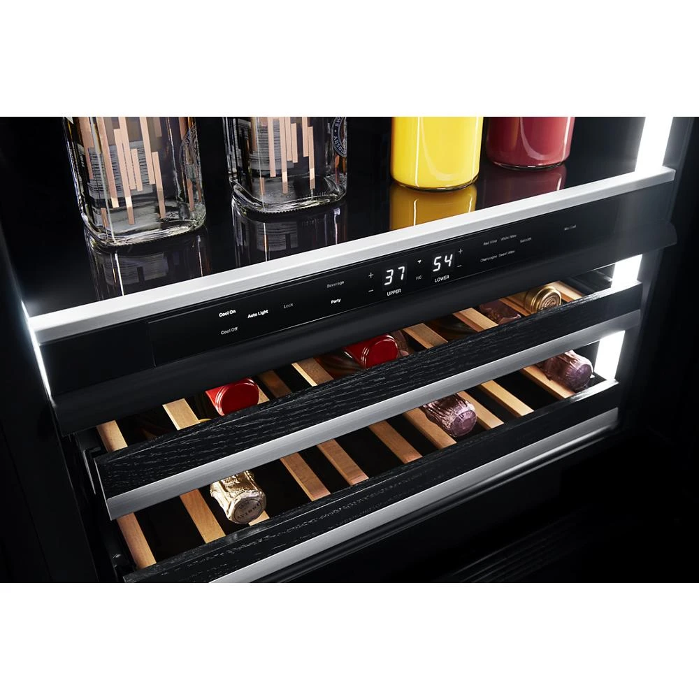 Panel-Ready 24" Built-In Undercounter Beverage Center, Right Swing JUBFR242HX