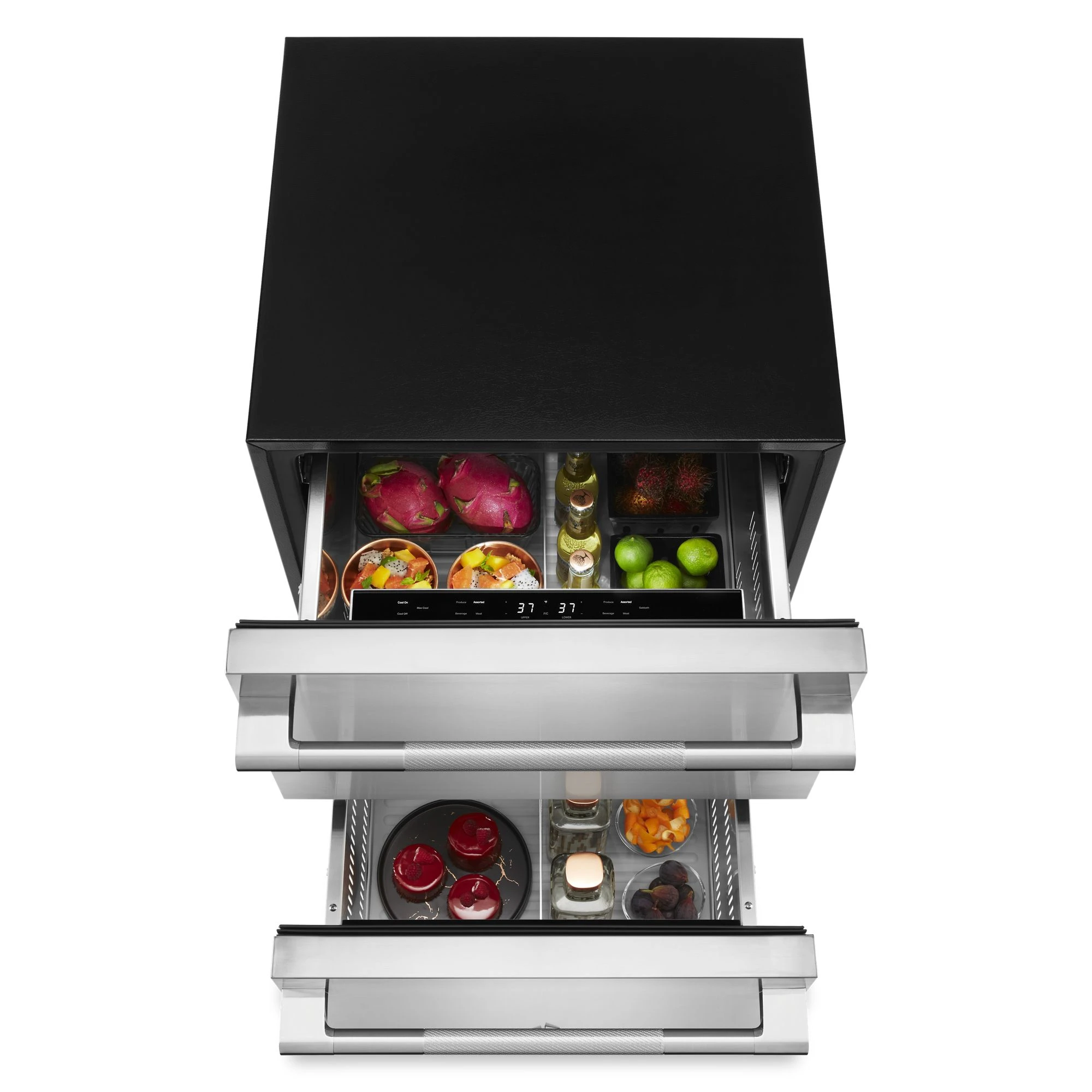 RISE 24" Double-Refrigerator Drawers JUDFP242HL