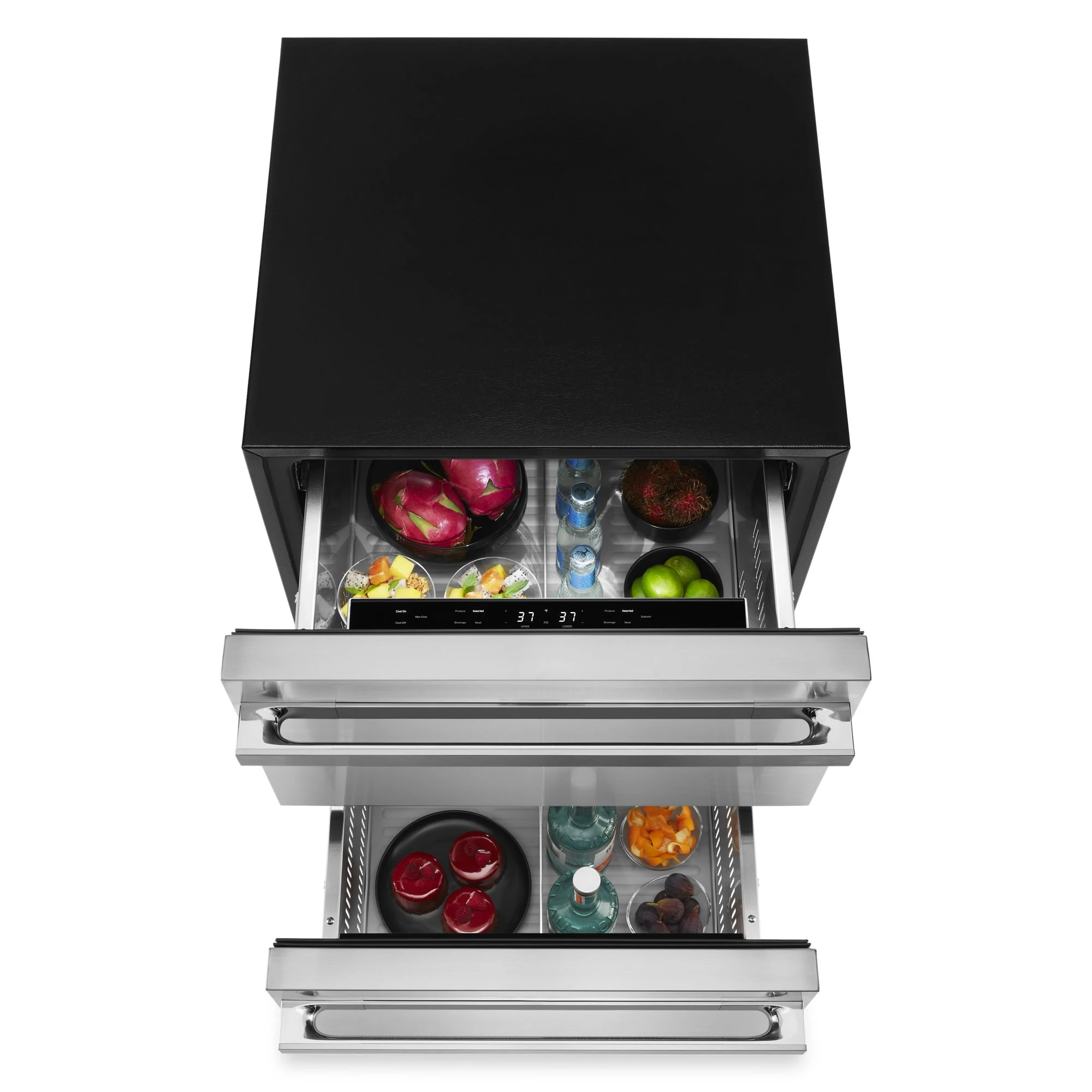 NOIR 24" Double-Refrigerator Drawers JUDFP242HM