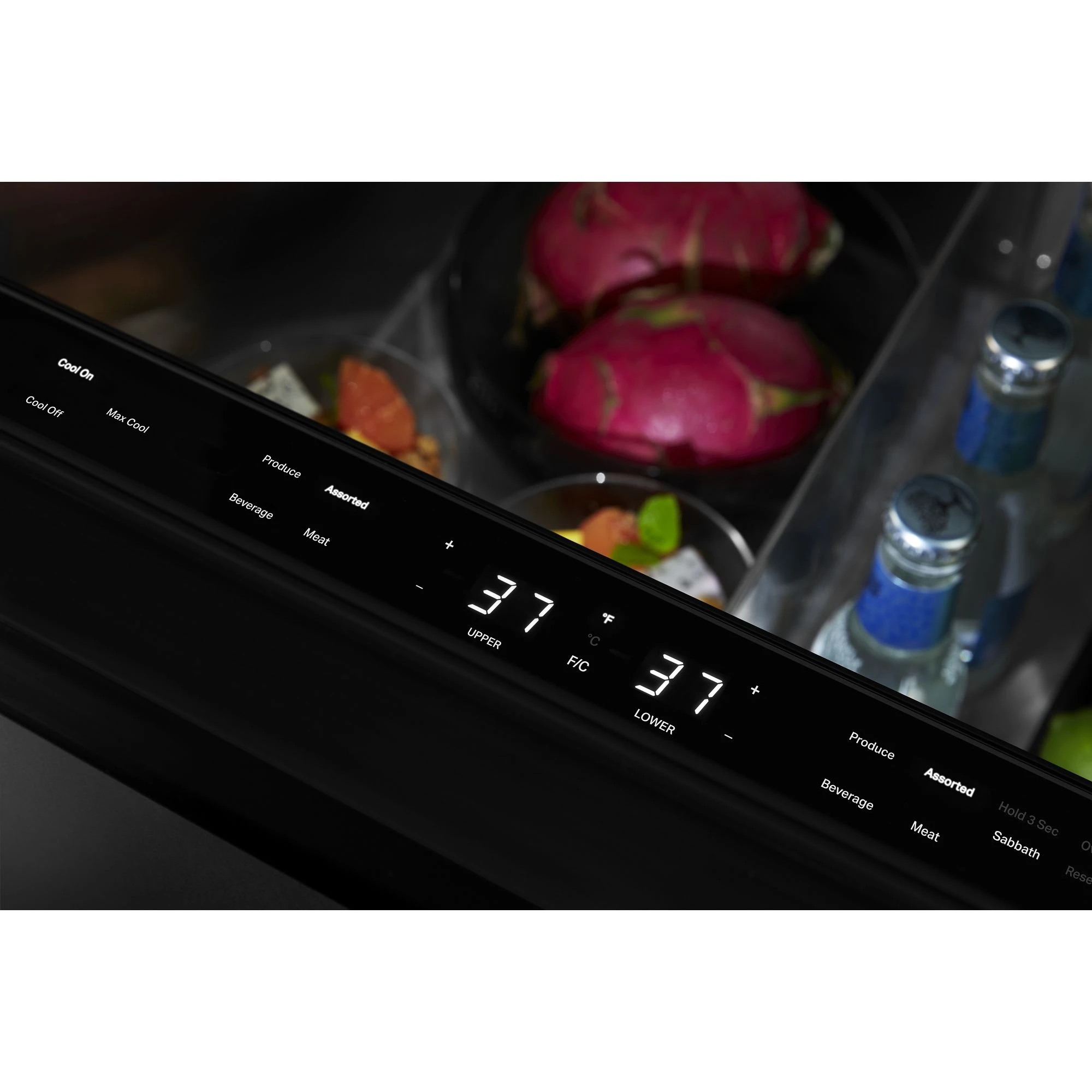 NOIR 24" Double-Refrigerator Drawers JUDFP242HM