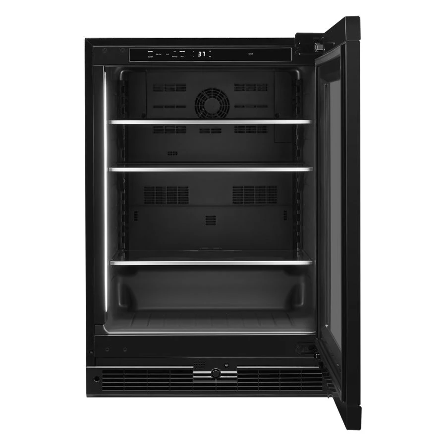 Panel-Ready 24" Under Counter Glass Door Refrigerator, Right Swing JUGFR242HX