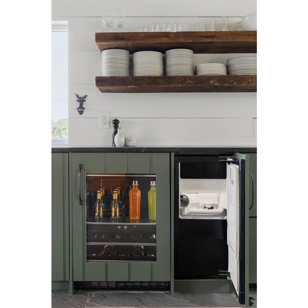 Panel-Ready 15" Undercounter Ice Machine with Articulating Hinge JUIFN15HX