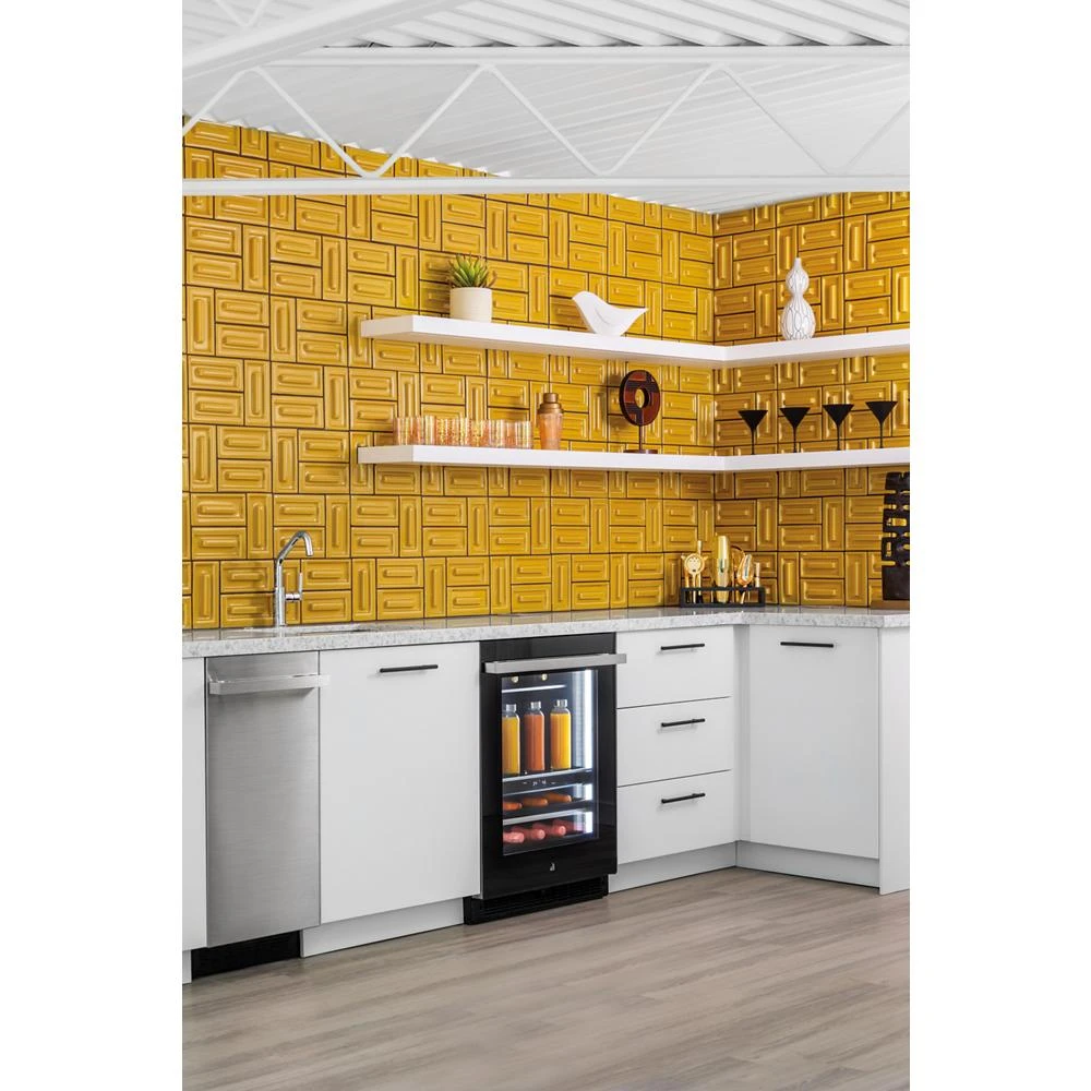 Panel-Ready 15" Undercounter Ice Machine with Articulating Hinge JUIFN15HX