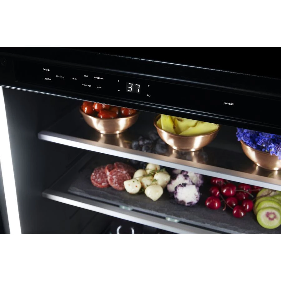 NOIR 24" Under Counter Solid Door Refrigerator, Left Swing JURFL242HM