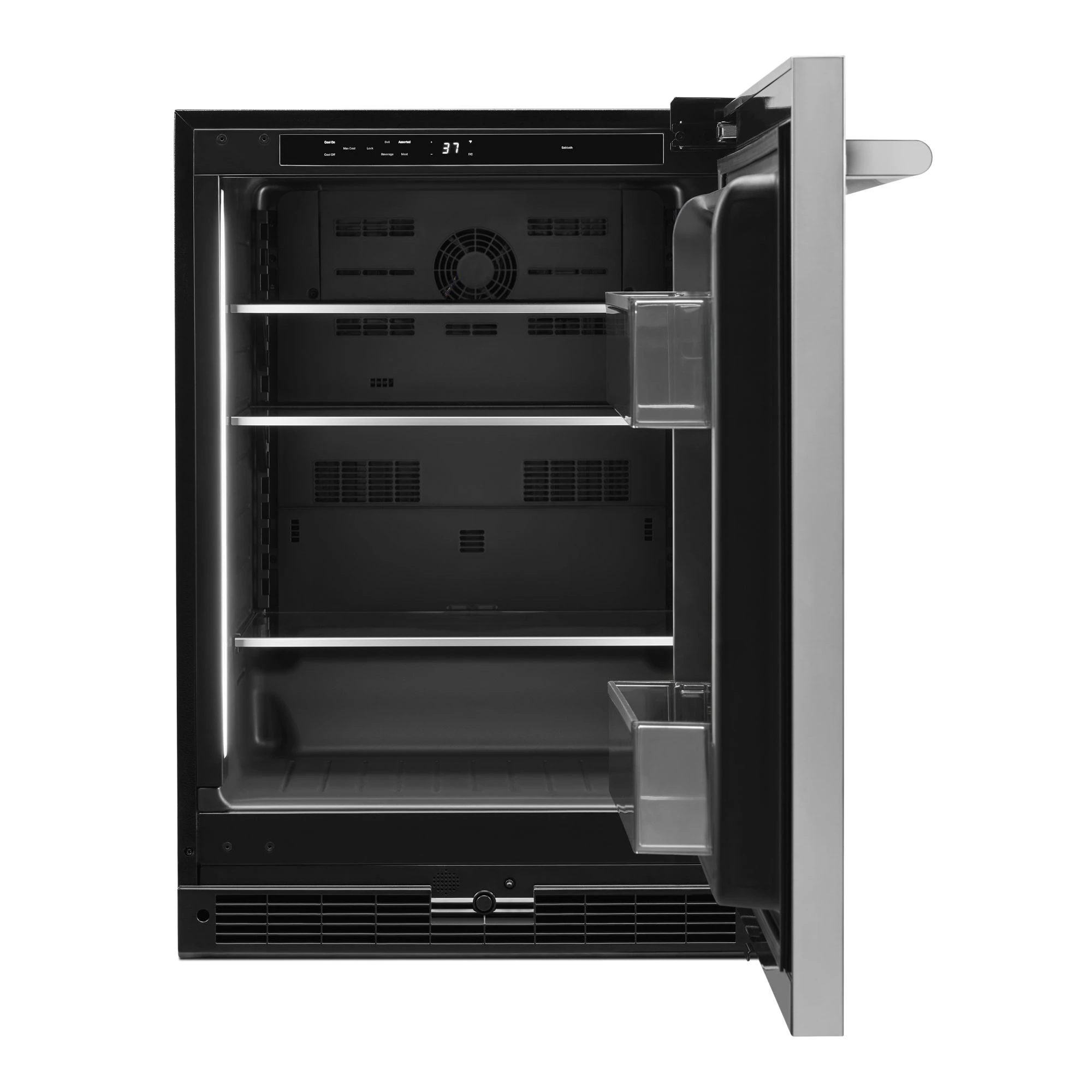 RISE™ 24" Under Counter Solid Door Refrigerator, Right Swing JURFR242HL