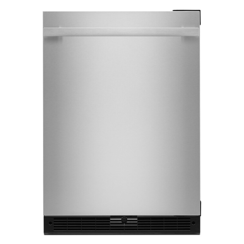 JennAir NOIR™ 24" Under Counter Solid Door Refrigerator, Right Swing Stainless Steel JURFR242HM Picture 1