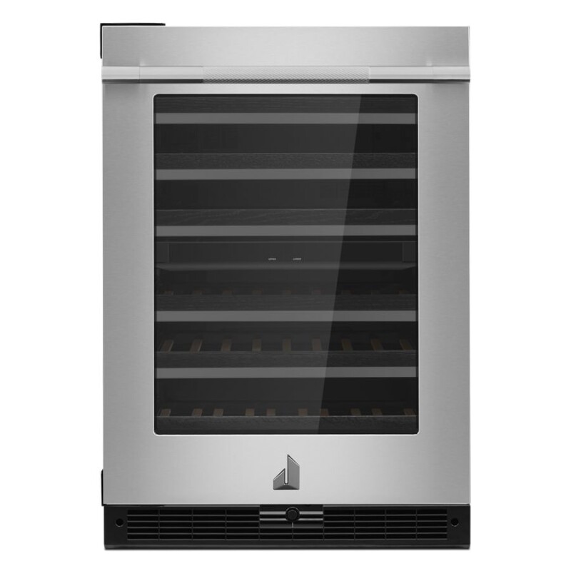 JennAir RISE 24" Built-In Undercounter Wine Cellar - Left Swing Stainless Steel JUWFL242HL Picture 1