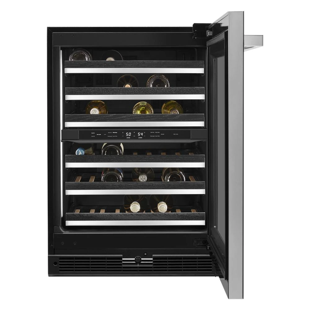 NOIR™ 24" Built-In Undercounter Wine Cellar - RIght Swing JUWFR242HM
