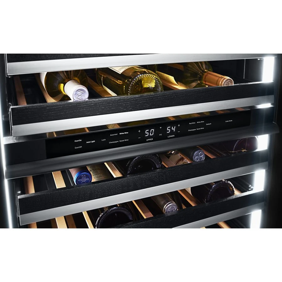 Panel-Ready 24" Built-In Undercounter Wine Cellar - Right Swing JUWFR242HX