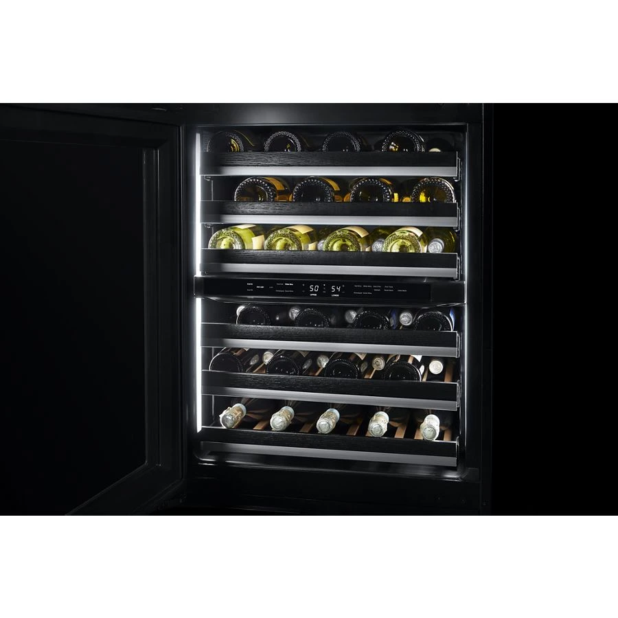 Panel-Ready 24" Built-In Undercounter Wine Cellar - Right Swing JUWFR242HX