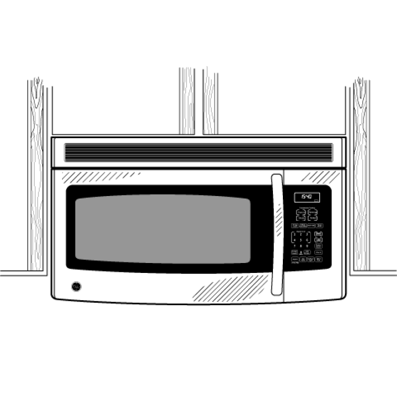 Spacemaker Over-the-Range Microwave Oven JVM1540SMSS