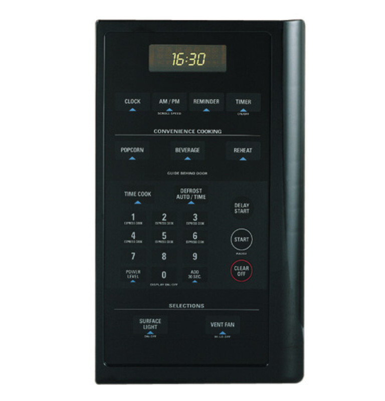 Spacemaker Over-the-Range Microwave Oven with Recirculating Vent JVM1631BK