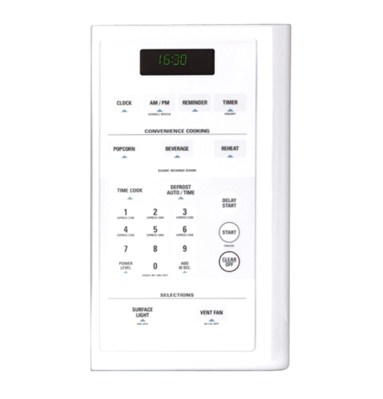 GE Spacemaker Over-the-Range Microwave Oven with Recirculating Vent White on White JVM1631WK Picture 1