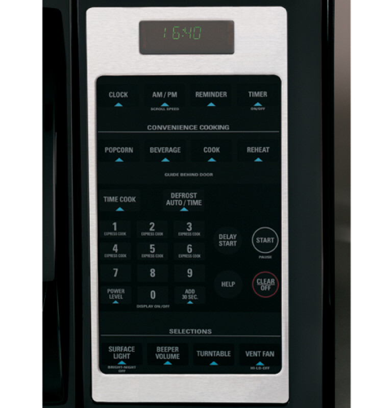 GE Spacemaker Over-the-Range Microwave Oven Black JVM1640SJ Picture 1