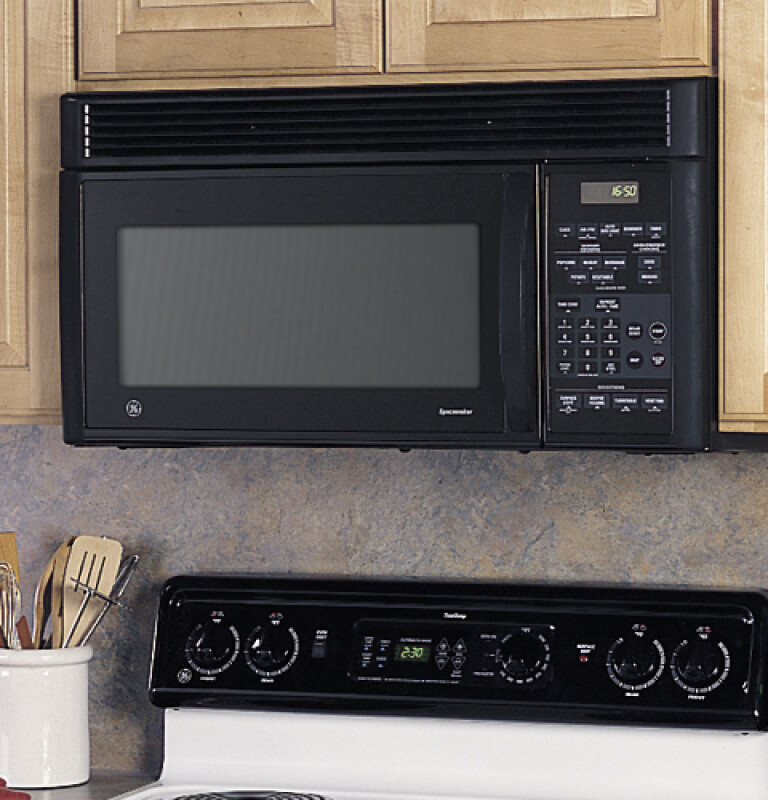 Spacemaker XL1600 1.6 Cu. Ft. Capacity, 1000 Watt Microwave Oven with Outside Venting JVM1650BB