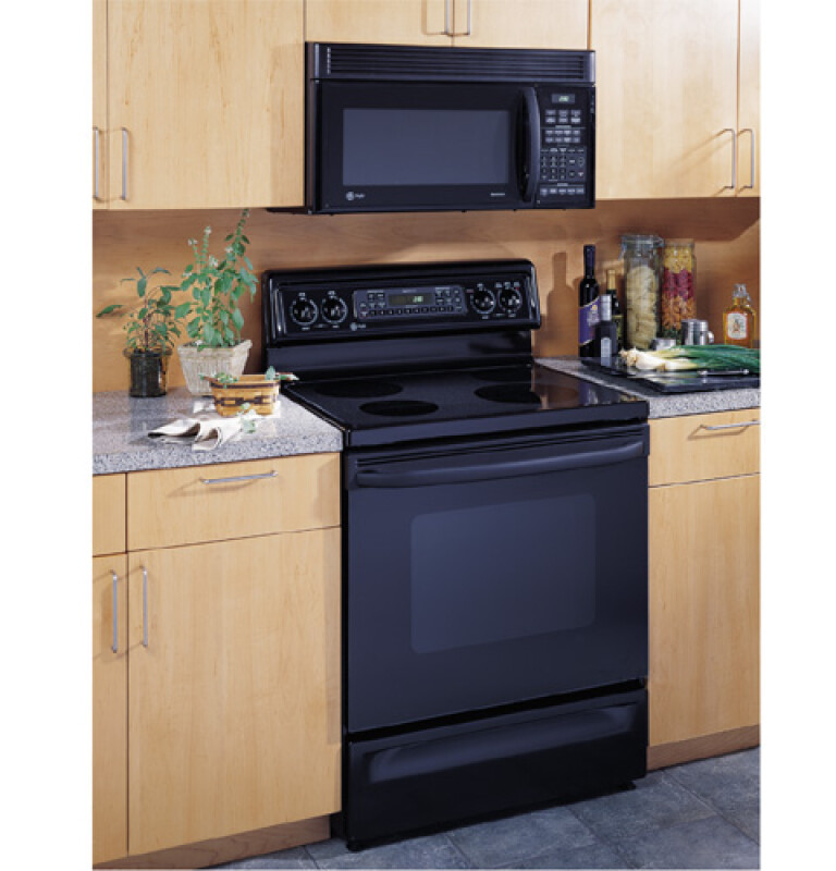 Spacemaker XL1600 1.6 Cu. Ft. Capacity, 1000 Watt Microwave Oven with Outside Venting JVM1650BB