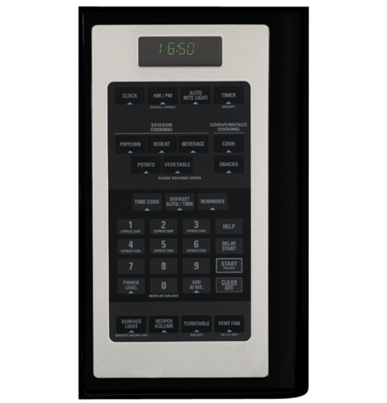 Spacemaker XL1600 1.6 Cu. Ft. Capacity, 1000 Watt Microwave Oven with Outside Venting JVM1650SB