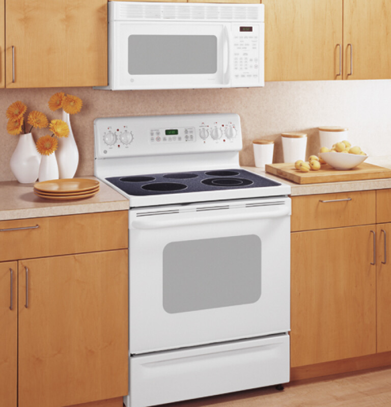 GE Spacemaker Microwave Oven White JVM1650WH Picture 1