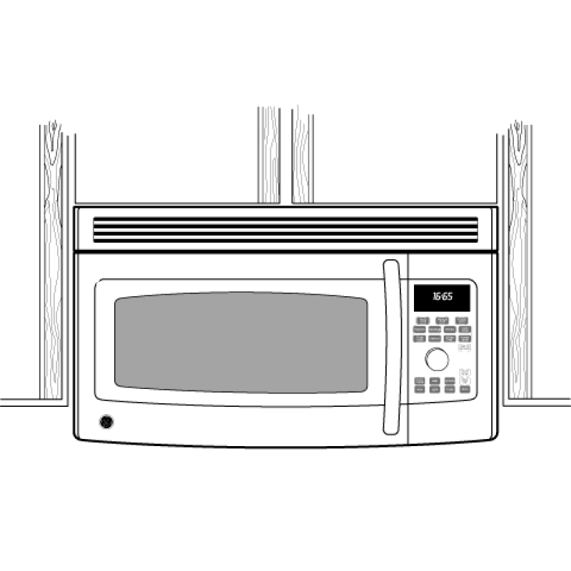 Spacemaker Grilling Over-the-Range Microwave Oven JVM1665SNSS