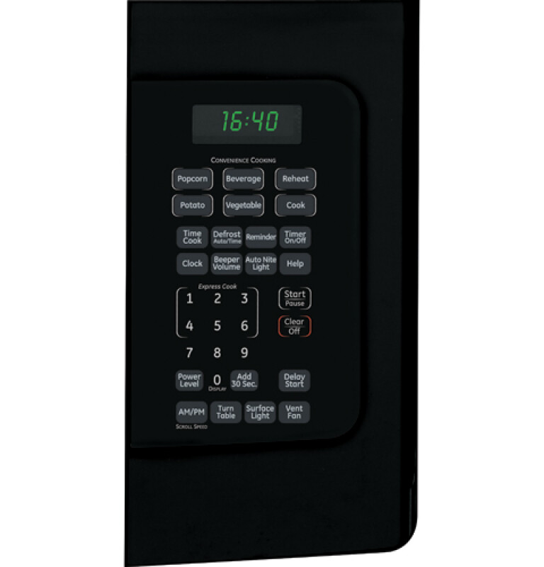 Spacemaker Over-the-Range Microwave Oven JVM1740DMBB