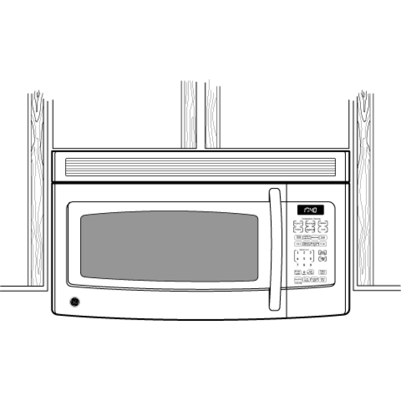 Spacemaker Over-the-Range Microwave Oven JVM1740DMCC