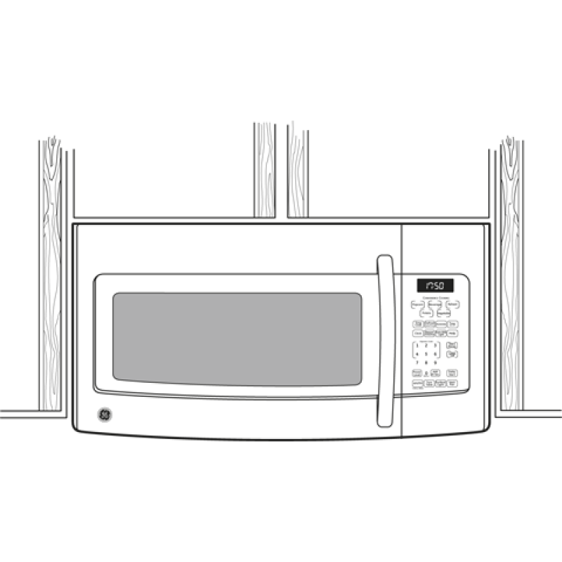 Spacemaker 1.7 Cu. Ft. Over-the-Range Sensor Microwave Oven JVM1750DPBB