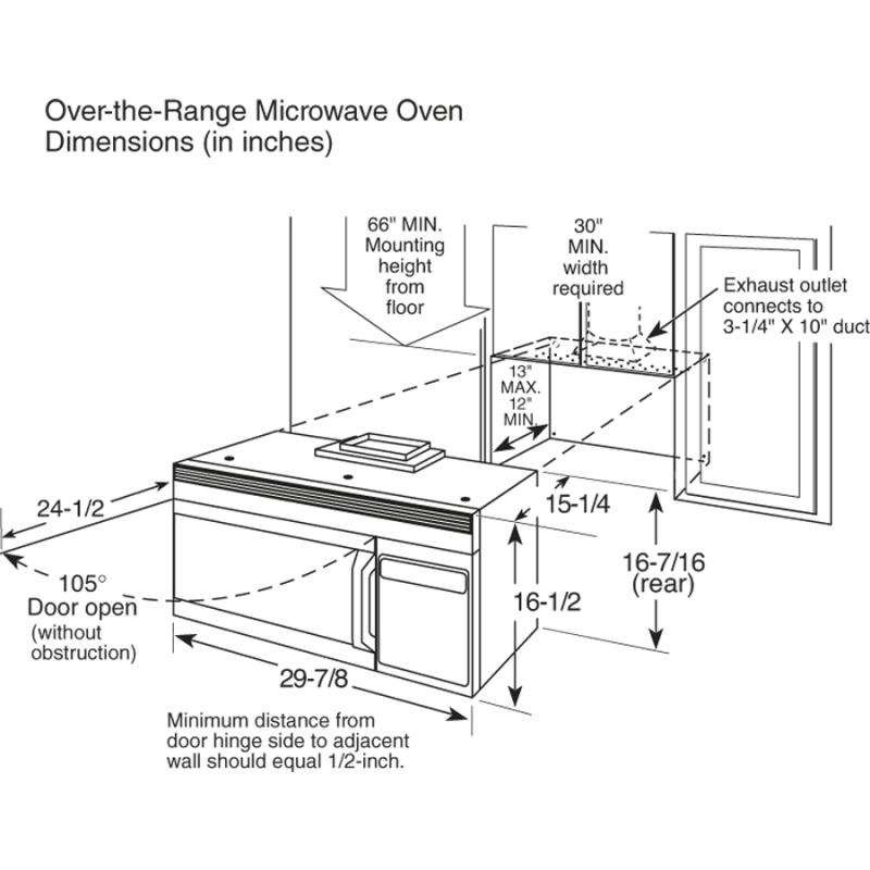 Spacemaker 1.7 Cu. Ft. Over-the-Range Sensor Microwave Oven JVM1750SPSS