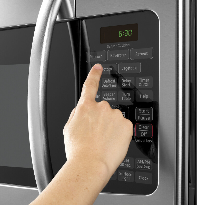 Spacemaker 1.7 Cu. Ft. Over-the-Range Sensor Microwave Oven JVM1750SPSS