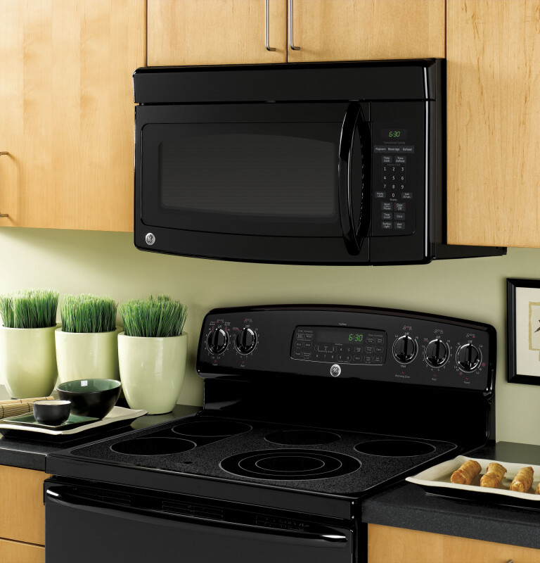 Spacemaker 1.8 Cu. Ft. Over-the-Range Microwave Oven JVM1840DRBB