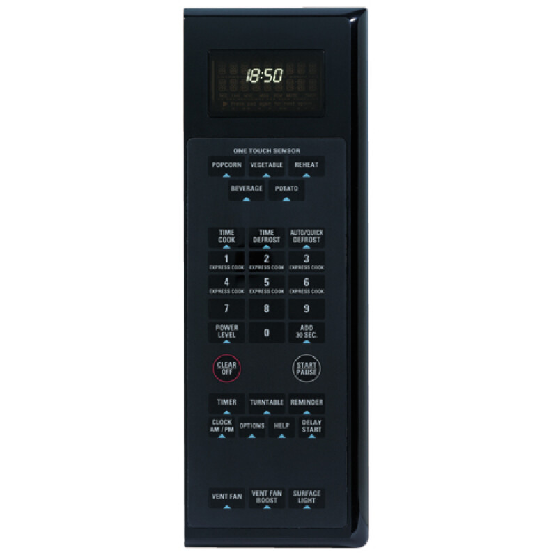 GE Spacemaker XL1800 Microwave Oven Black JVM1850BF Picture 1
