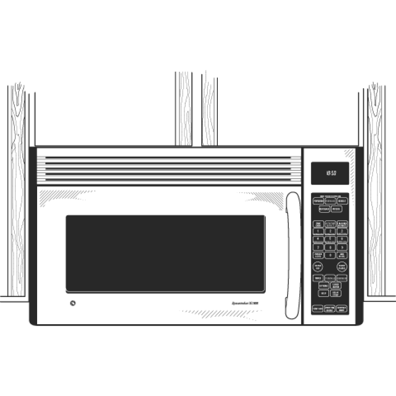 Spacemaker XL1800 Microwave Oven JVM1850SH
