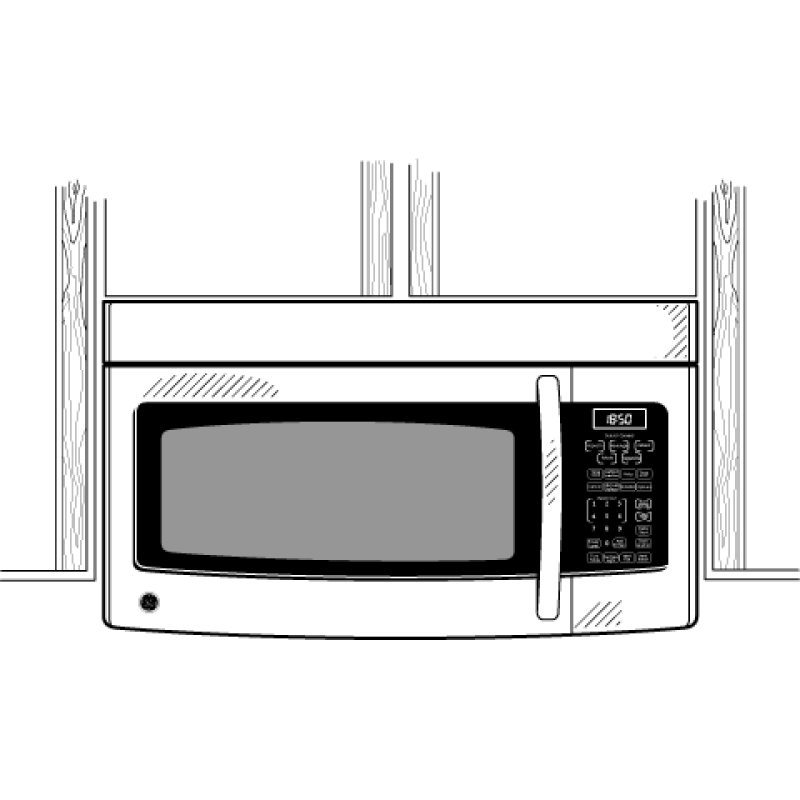 Spacemaker Over-the-Range Microwave Oven JVM1850SMSS
