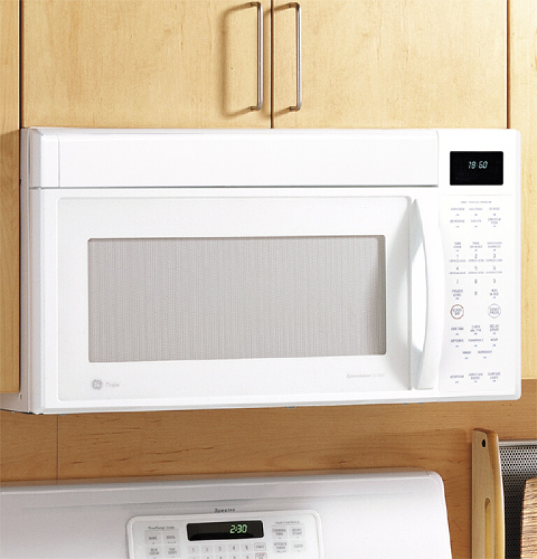 GE Profile Spacemaker XL1800 Microwave Oven with Outside Venting - 1100 Watts White JVM1860WF Picture 1