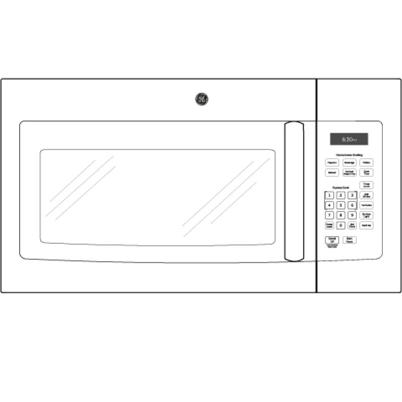 1.6 Cu. Ft. Over-the-Range Microwave Oven JVM3160DFCC