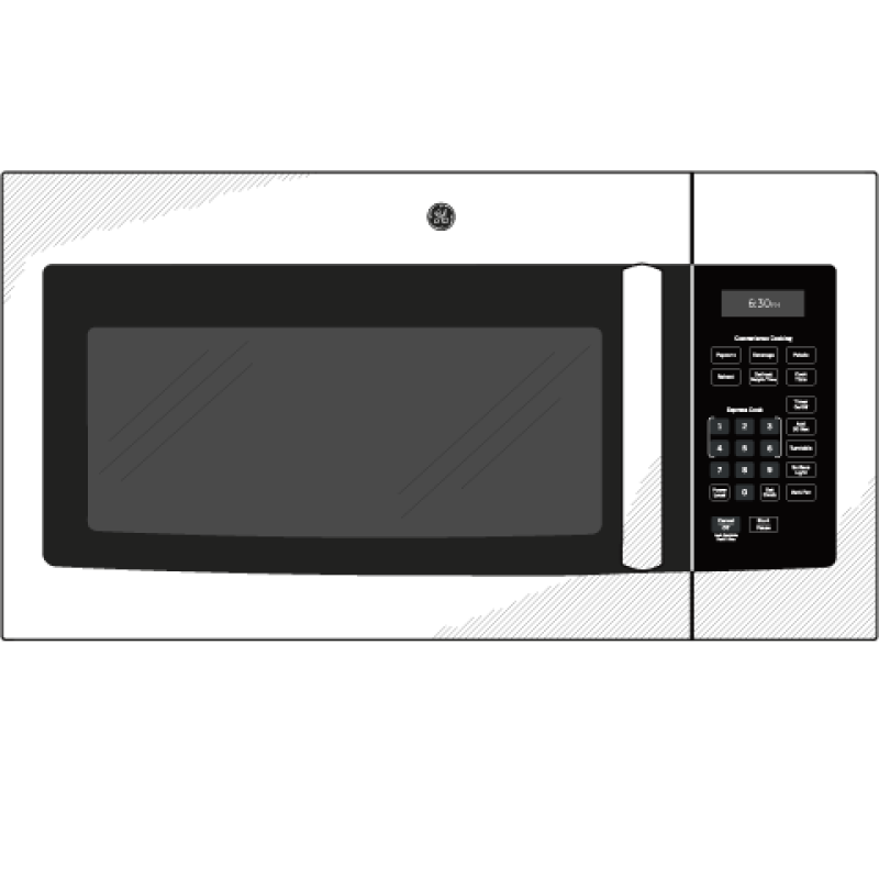 1.6 Cu. Ft. Over-the-Range Microwave Oven JVM3160RFSS