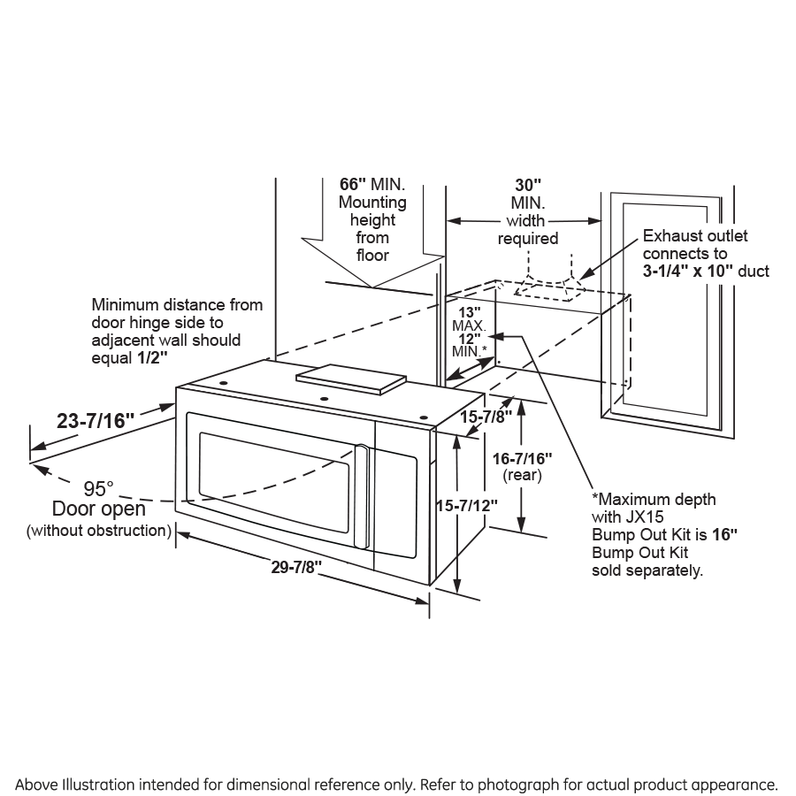 1.6 Cu. Ft. Over-the-Range Microwave Oven JVM3162DJWW