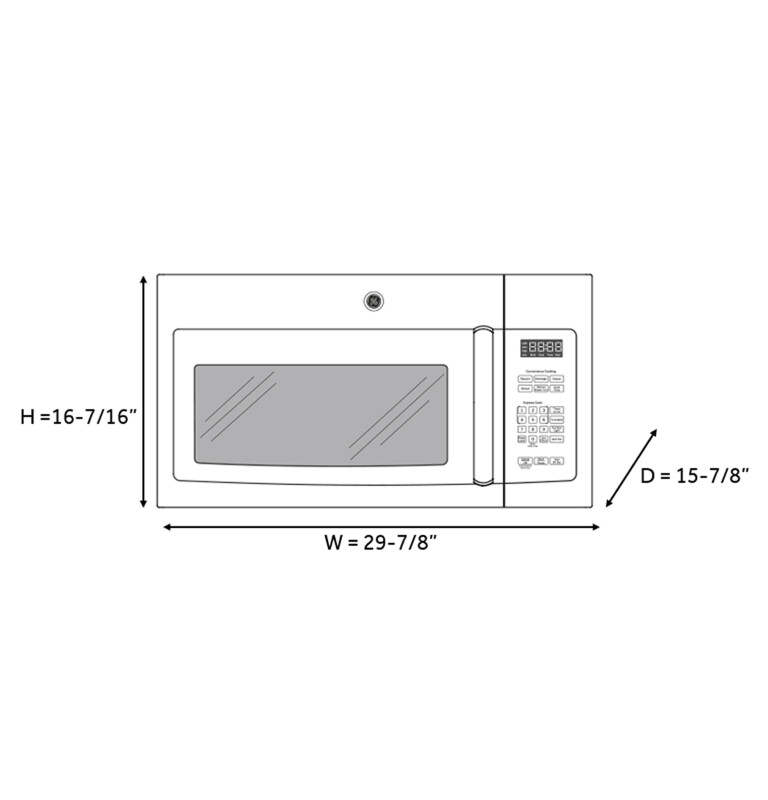 1.6 Cu. Ft. Over-the-Range Microwave Oven JVM3162RJSS