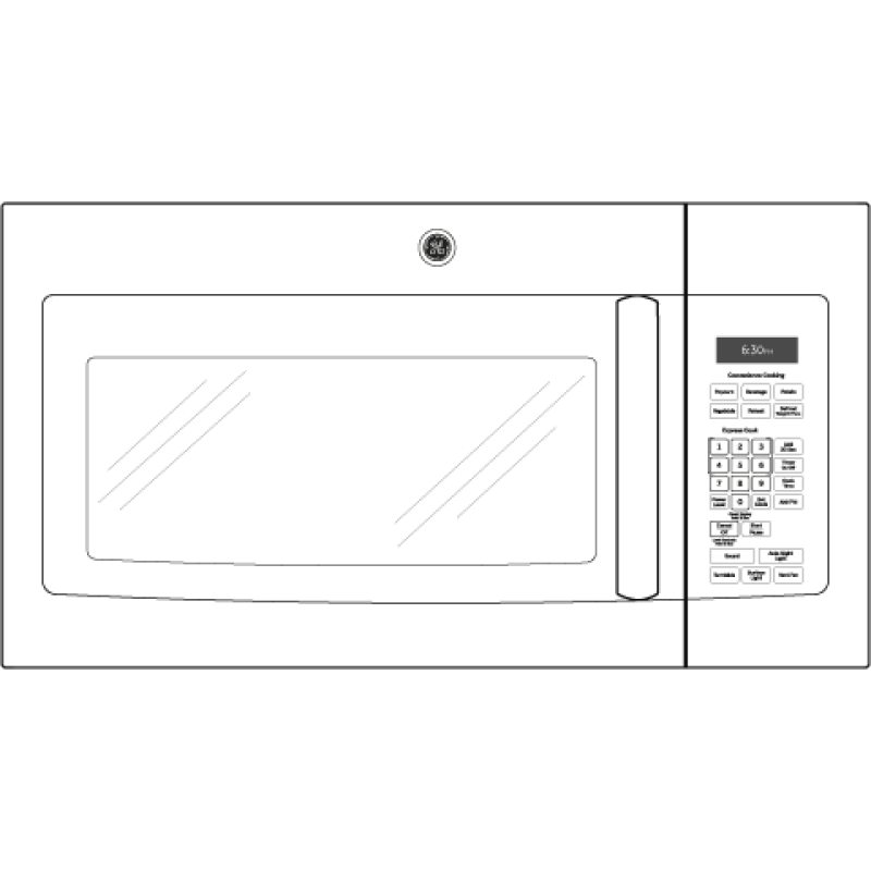 Series 1.7 Cu. Ft. Over-the-Range Microwave Oven JVM6172DFBB