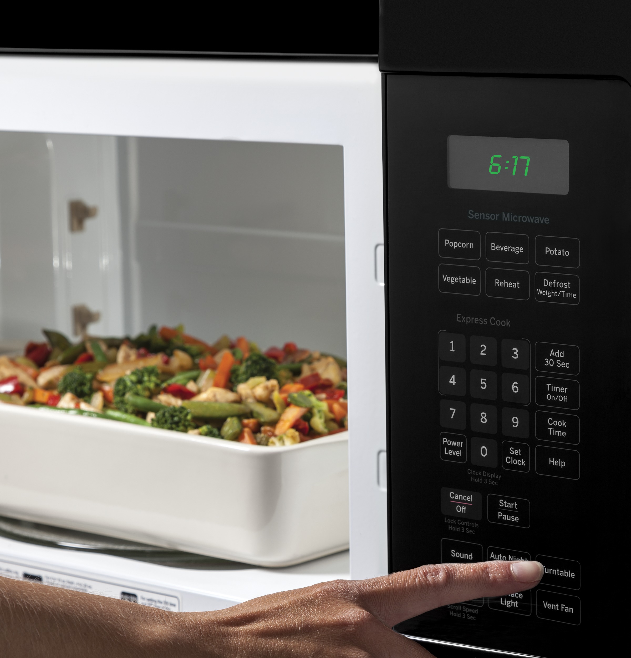 Series 1.7 Cu. Ft. Over-the-Range Sensor Microwave Oven JVM6175DFBB