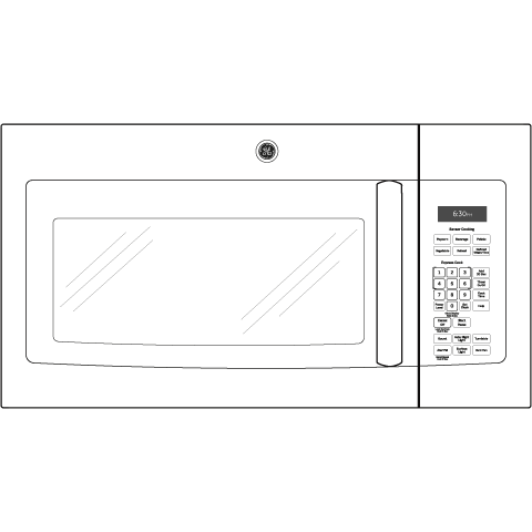 Series 1.7 Cu. Ft. Over-the-Range Sensor Microwave Oven JVM6175DFBB