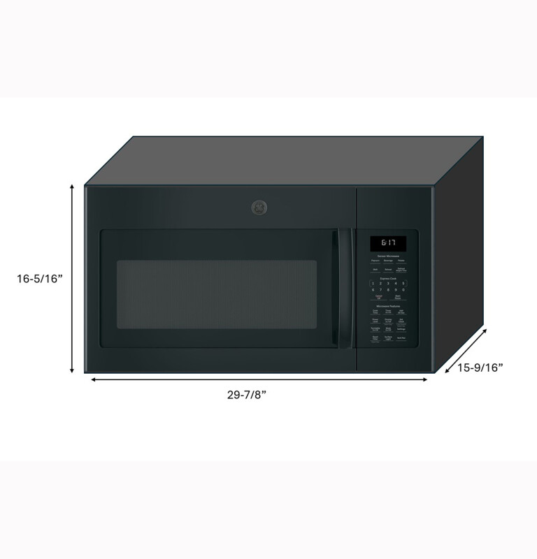1.7 Cu. Ft. Over-the-Range Sensor Microwave Oven JVM6175DKBB