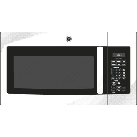 Series 1.7 Cu. Ft. Over-the-Range Sensor Microwave Oven JVM6175RFSS