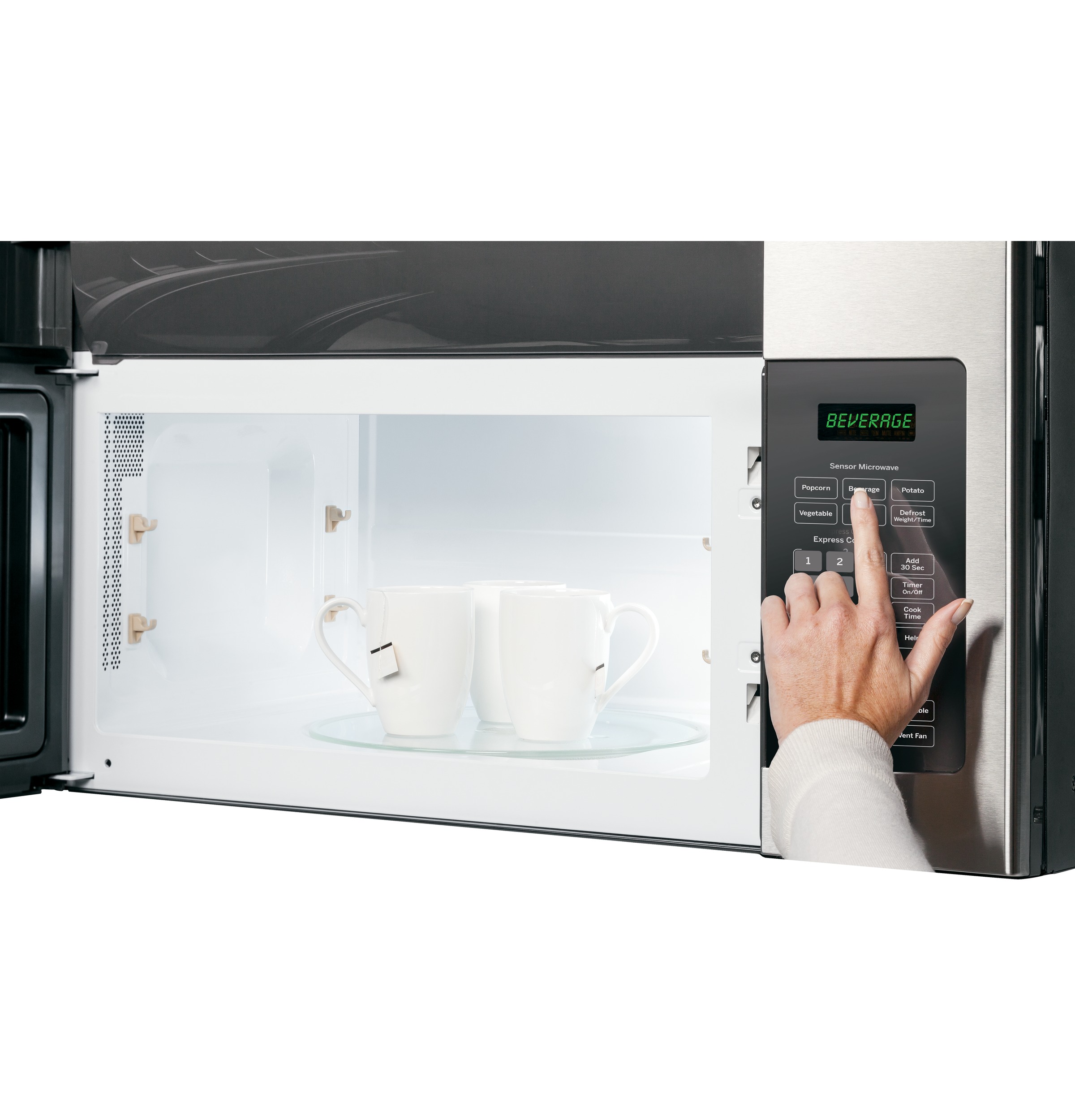 Series 1.7 Cu. Ft. Over-the-Range Sensor Microwave Oven JVM6175SFSS