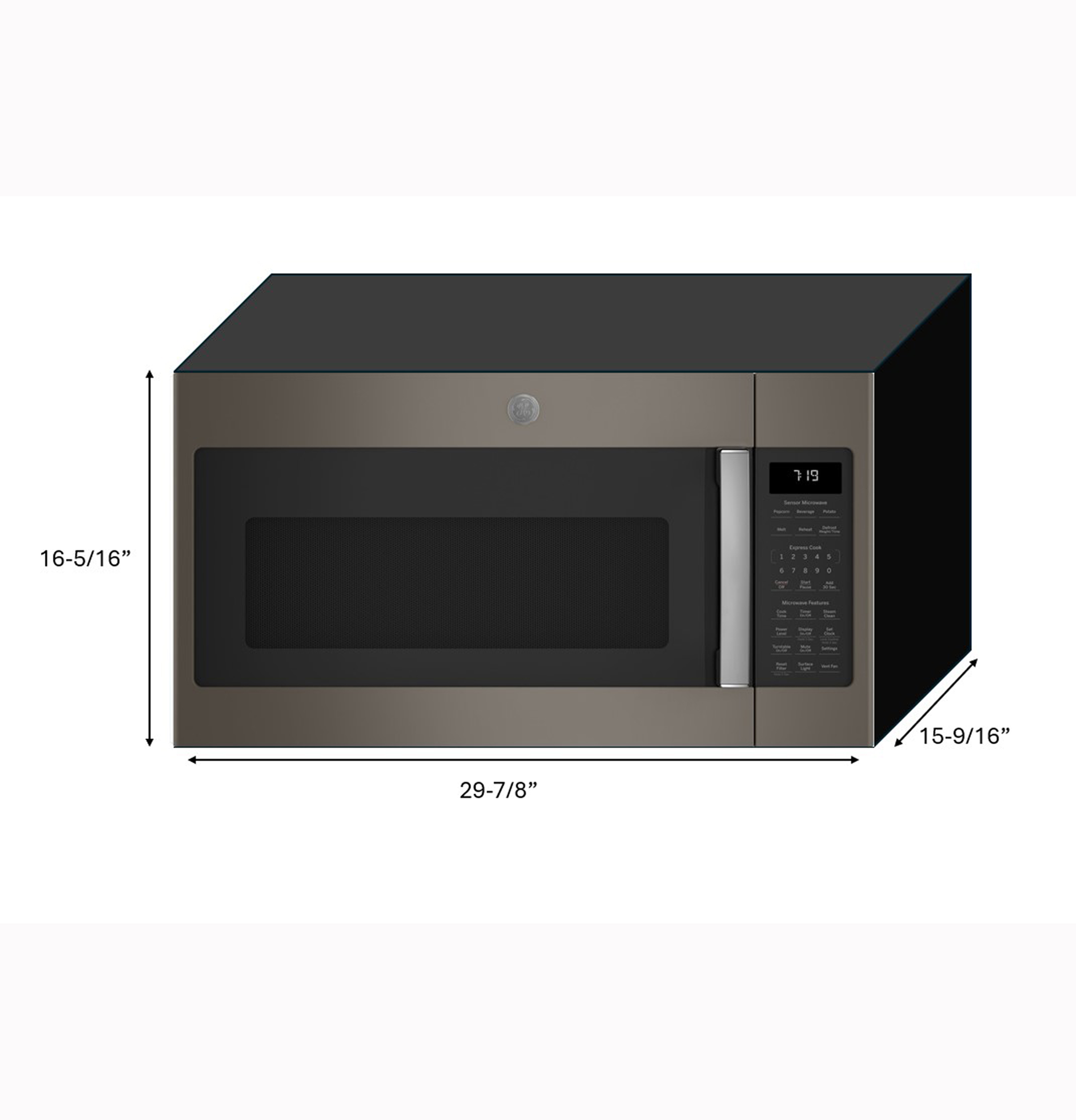 1.9 Cu. Ft. Over-the-Range Sensor Microwave Oven JVM7195EWES