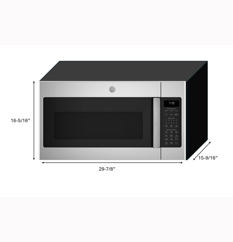 1.9 Cu. Ft. Over-the-Range Sensor Microwave Oven JVM7195SKSS
