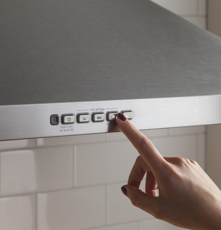 36" Wall-Mount Pyramid Chimney Hood JVW5361SJSS