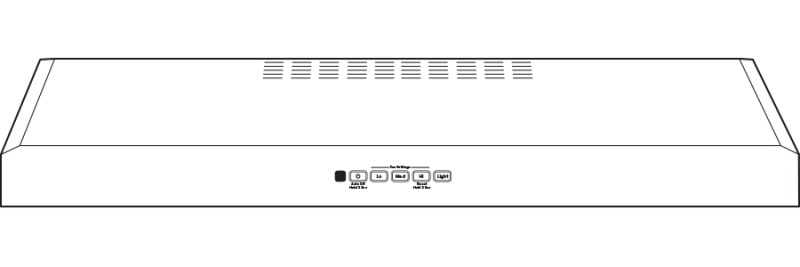 30" Under The Cabinet Hood JVX5300DJWW