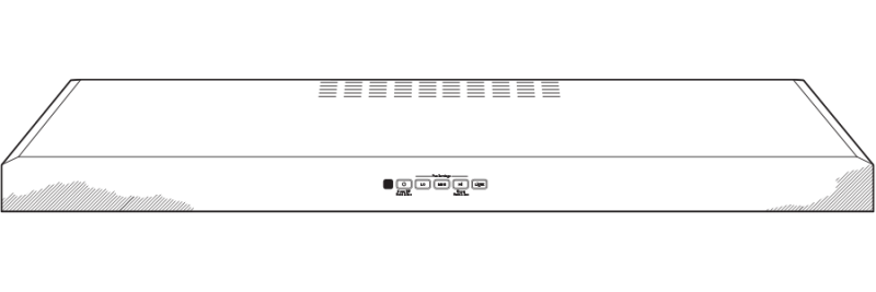36" Under The Cabinet Hood JVX5360BJTS