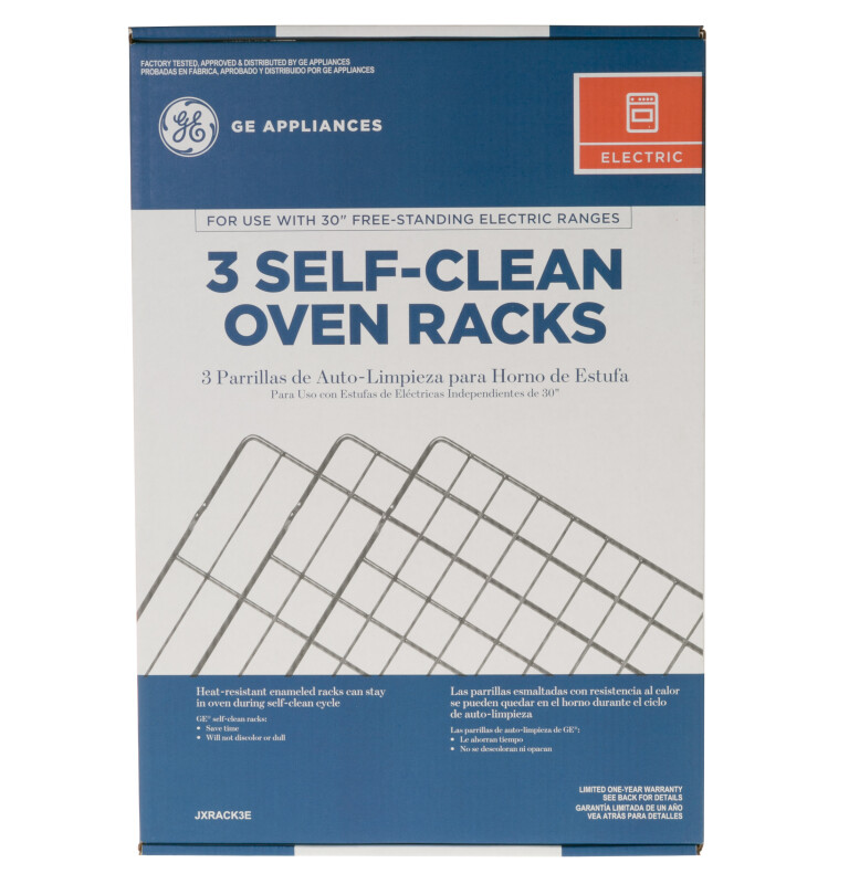 SELF-CLEAN OVEN RACKS (3PK) - FOR ELECTRIC RANGES JXRACK3E